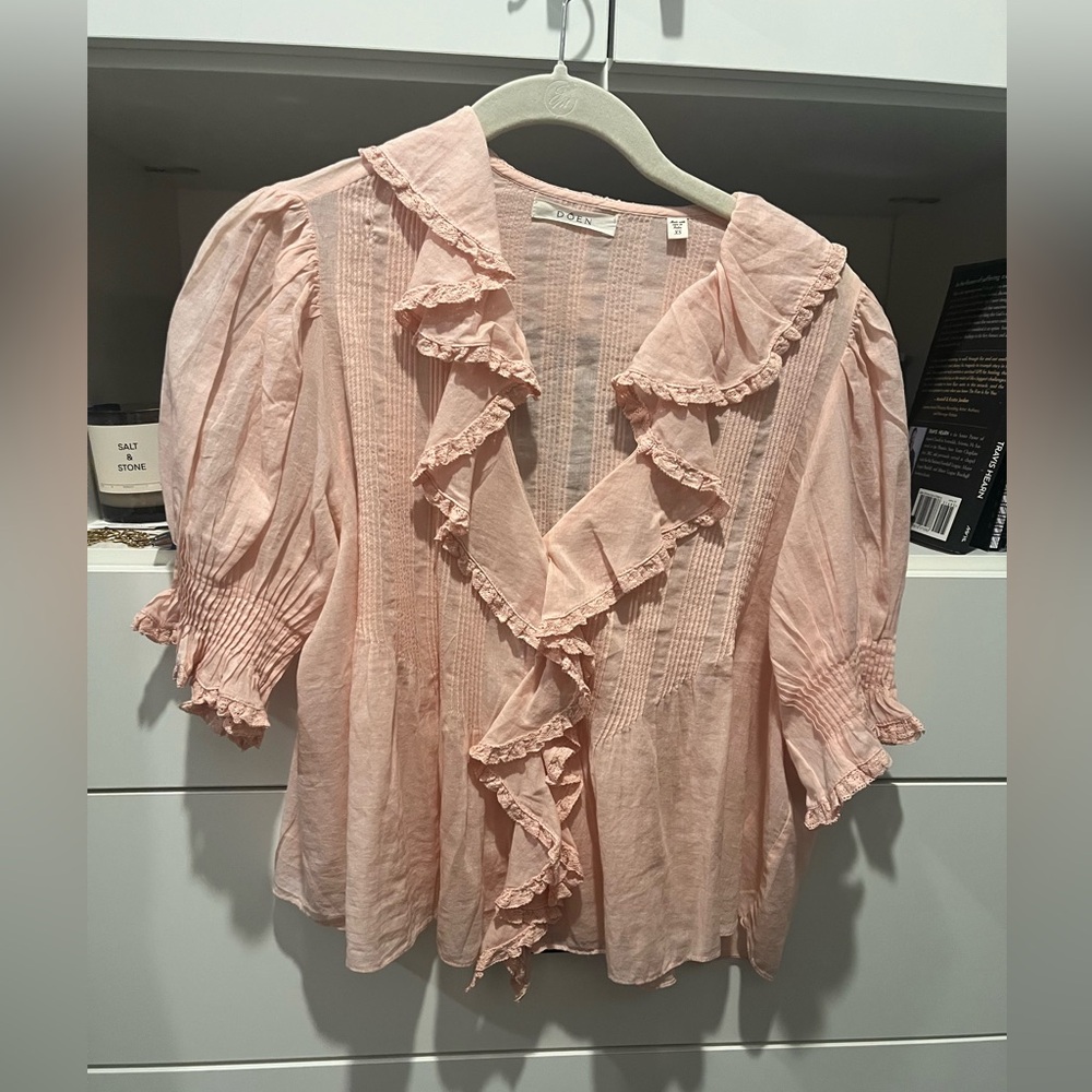Doan Henri top in blush XS